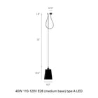 Hooked 1.0 Pendant Light