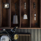 Hooked Hanging Wall Sconce