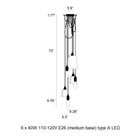 Hooked Mix Cluster Pendant Light