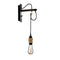 Hooked Nude Hanging Wall Sconce  option Graphite