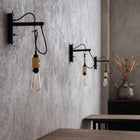 Hooked Nude Hanging Wall Sconce