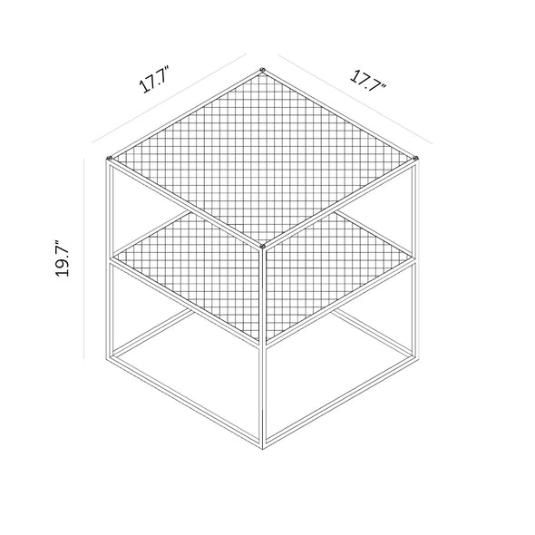 Meshed Side Table
