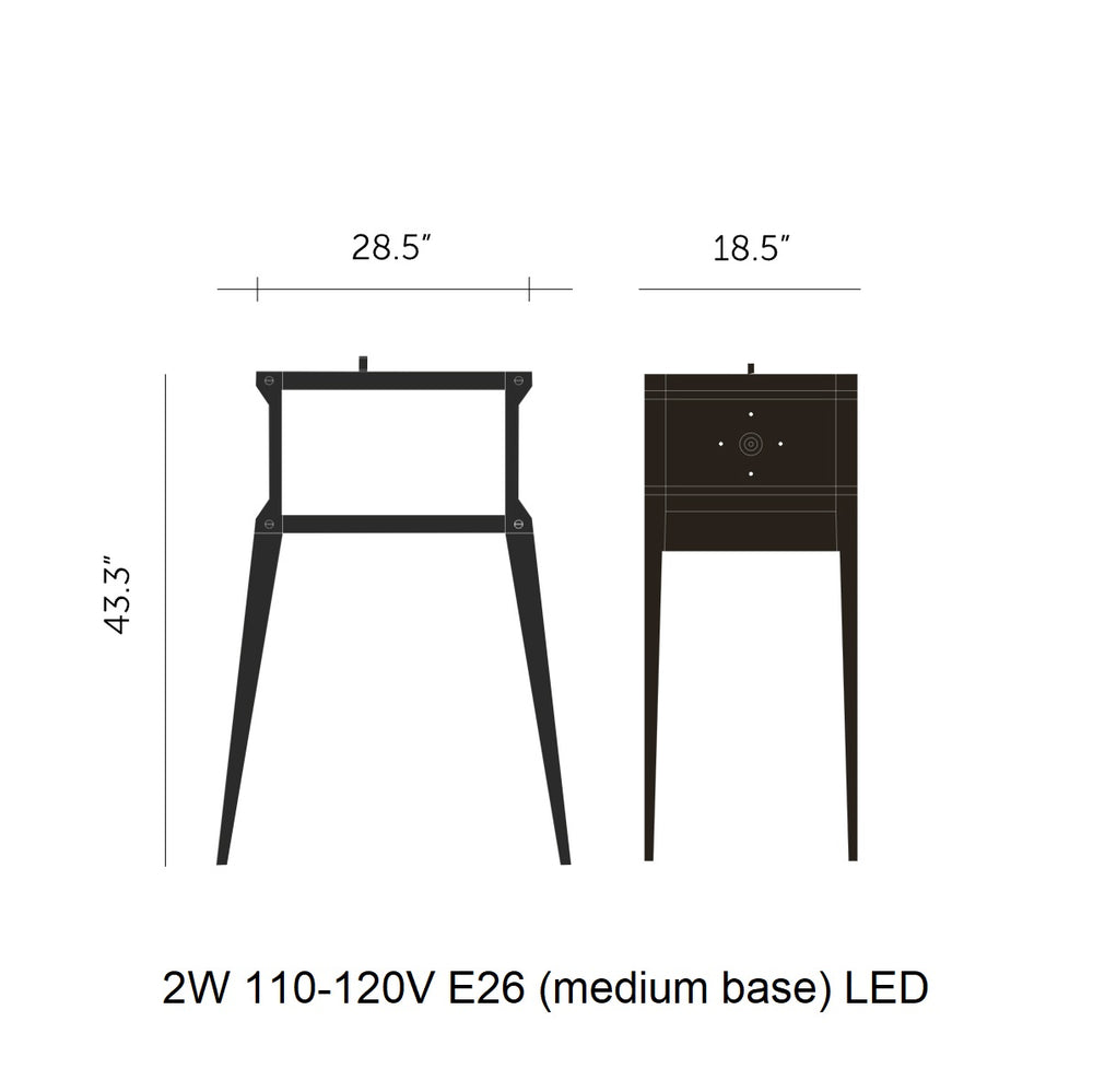 The Popstar Bar Table with Light
