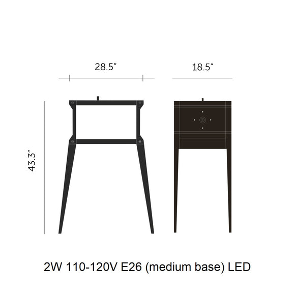 The Popstar Bar Table with Light