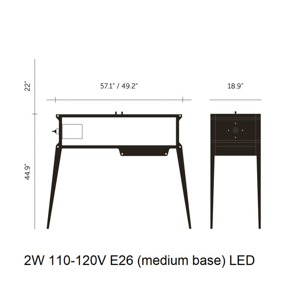 The Rockstar Bar Table with Light