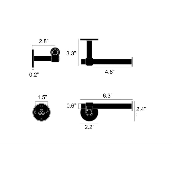 Cast Toilet Roll Holder