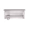 Cast Toilet Roll Holder with Shelf  option Steel