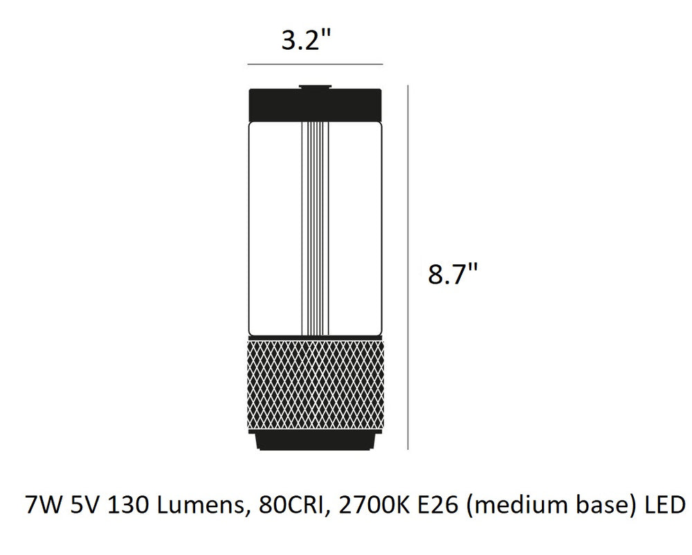 Takeout Portable Outdoor LED Table Lamp