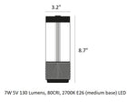 Takeout Portable Outdoor LED Table Lamp