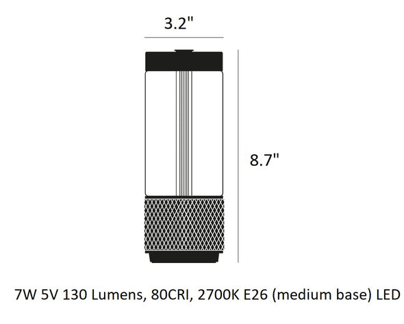 Takeout Portable Outdoor LED Table Lamp