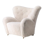 The Tired Man Lounge Chair with Footstool