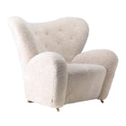 The Tired Man Lounge Chair with Footstool