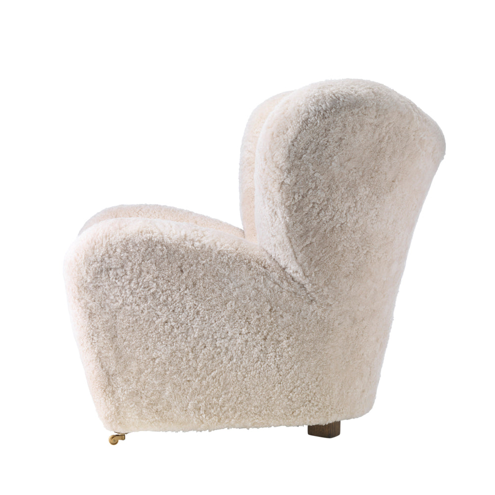 The Tired Man Lounge Chair with Footstool