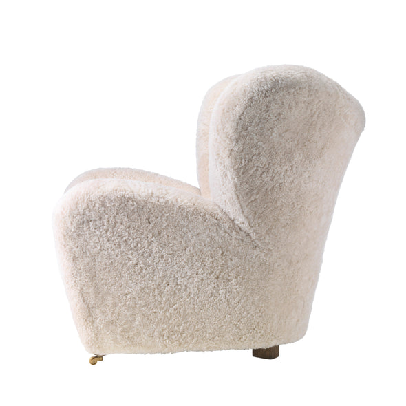 The Tired Man Lounge Chair with Footstool