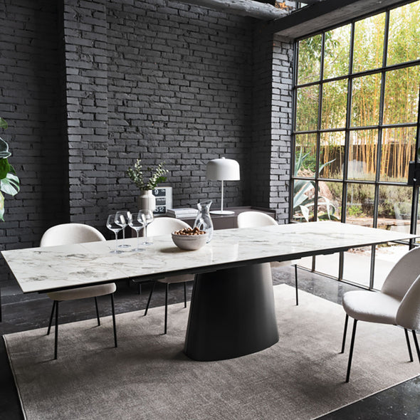 Ellisse Rectangular Extendable Dining Table