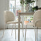 Cozy Mid Upholstered Dining Side Chair  option Sand Rain / P151 Matte Hemp