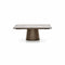 Ellisse Rectangular Extendable Dining Table  option P38M Matte Lava / Small: 63 in width