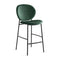 Inès Stool  option S0H Vintage Forest Green / P15 Matt Black