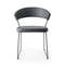 New York Chair  option Matte Grey/Grey Soft Leather