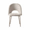 Tuka Mid Hole Dining Chair  option Sand Enil / Matte Lava