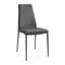 Aida Soft Chair  option P16 Matt Grey Metal / S96 Grey Skuba