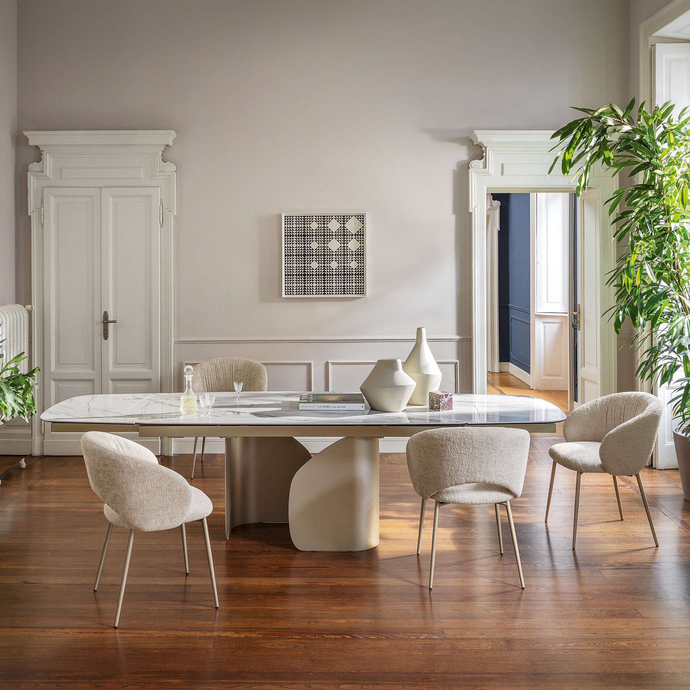 Calligaris Anime Upholstered Dining Chair - 2Modern
