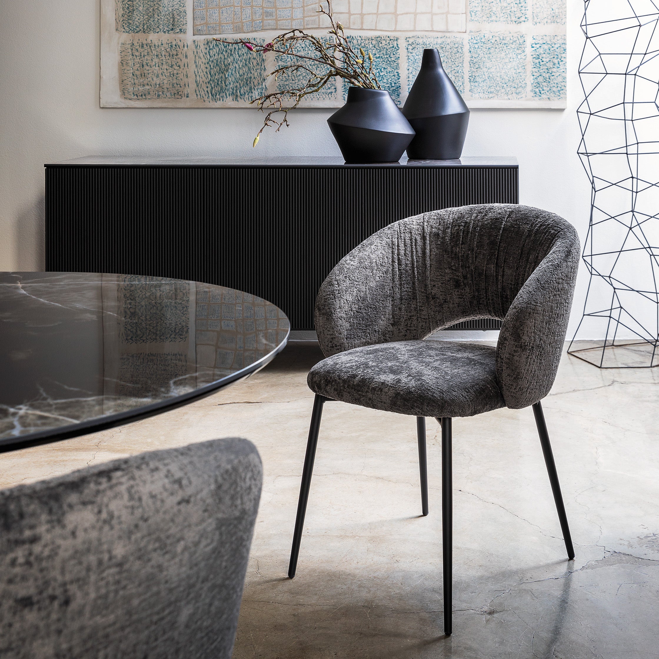 Calligaris Anime Upholstered Dining Chair - 2Modern