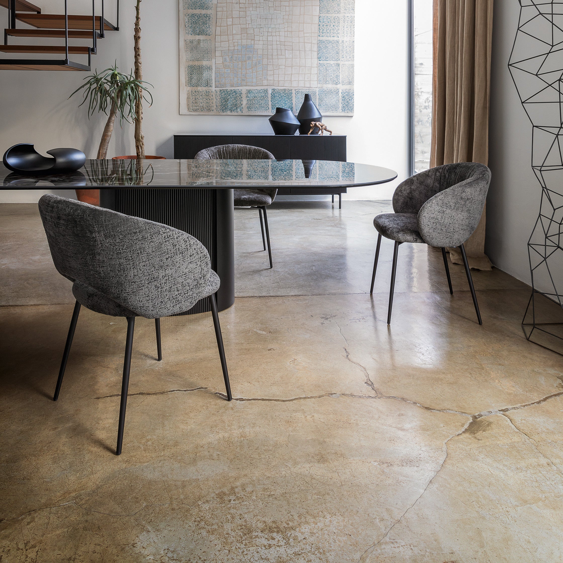 Calligaris Anime Upholstered Dining Chair - 2Modern