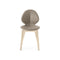 Basil W Chair  option D03 Taupe Regenerated Leather