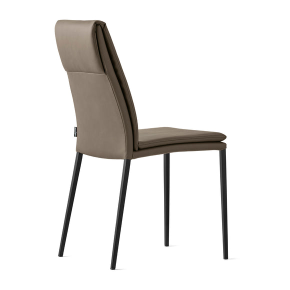 Carmen Upholstered Chair with Metal Base