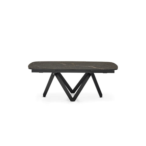 Cartesio Curved Extendable Dining Table