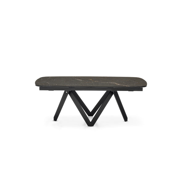 Cartesio Curved Extendable Dining Table