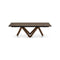 Cartesio Rectangular Extendable Dining Table  option P12 Ash Smoke