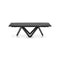 Cartesio Rectangular Extendable Dining Table  option P15L Ash Matt Black