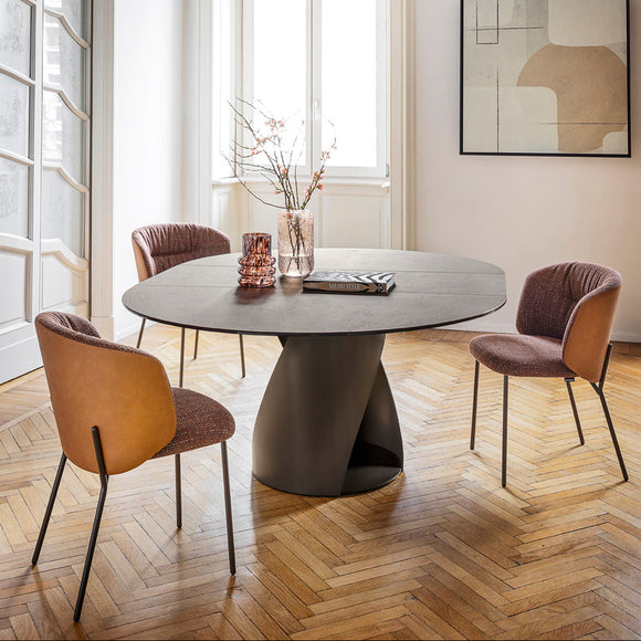 Cyclone Round Extendable Dining Table