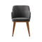 Foyer Upholstered Armchair  option P201 Ash Walnut