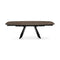 Icaro Curved Extendable Dining Table  option Large: 78.75 in width