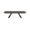 Icaro Rectangular Extendable Dining Table  option P14C Bronze Ceramic / P15L Ash Veneer Matt Black / Large: 78.75 in width