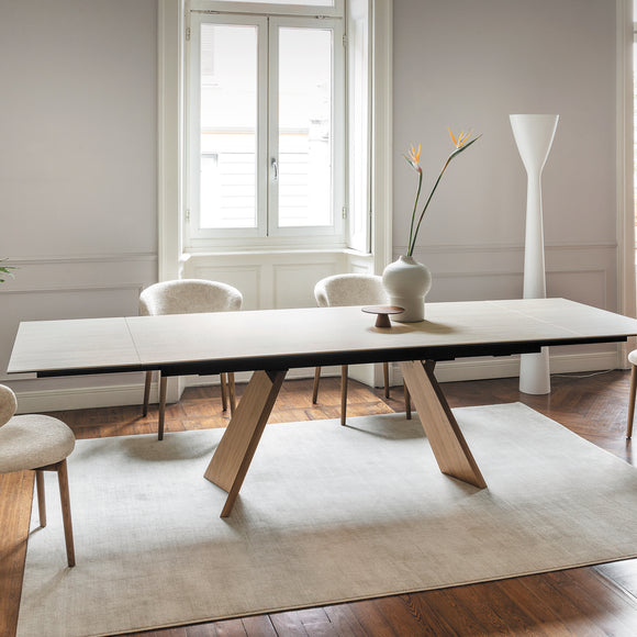 Rectangle dining table extendable hotsell