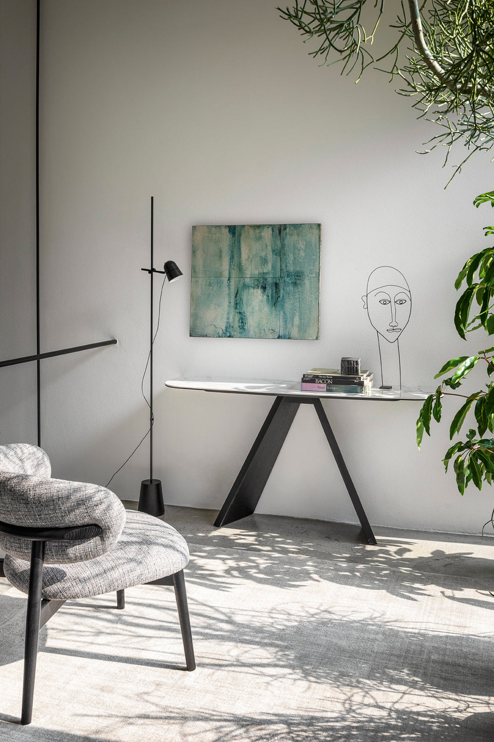 Icaro Wooden Console Table