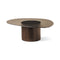 Mushroom Coffee Table  option GM2 Bronze Tempered Glass