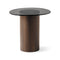 Mushroom Side Table  option GM3 Transparent Smoke Grey Tempered Glass