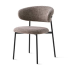 Oleandro Padded Chair with Metal Base
