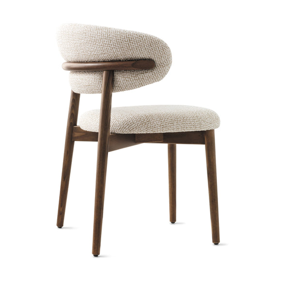 Oleandro Chair with Wood Base