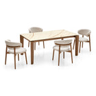 Oleandro Chair with Wood Base