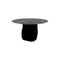 Twins Round Dining Table  option P15 Matte Black / P29L Matte Bronze