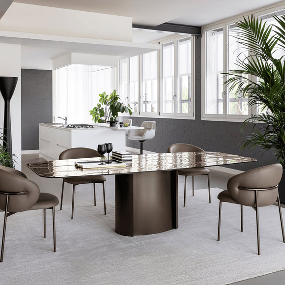 Yoroi Curved Extendable Dining Table