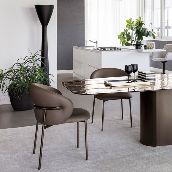 Calligaris Yoroi Curved Extendable Dining Table - 2Modern