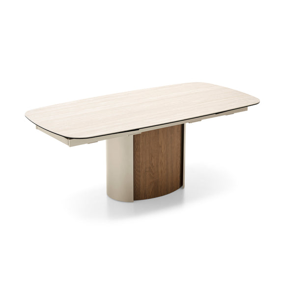 Yoroi Curved Extendable Dining Table
