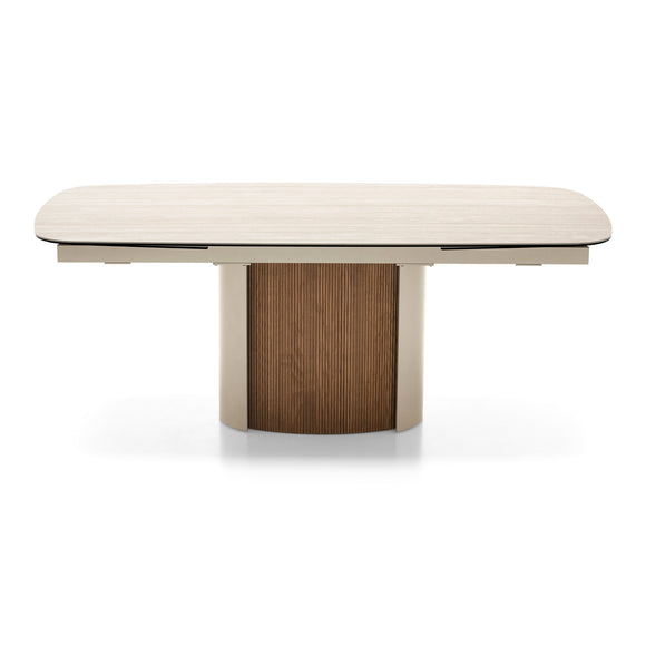 Yoroi Curved Extendable Dining Table